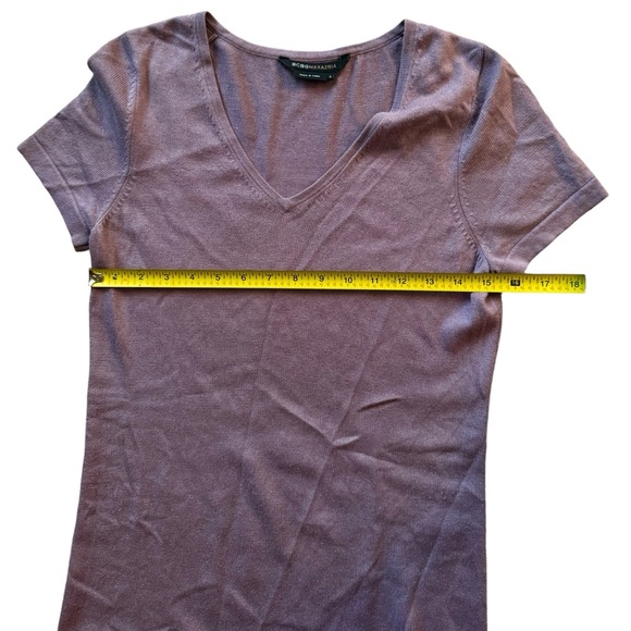 BCBG MAXAZARIA SILK & CASHMERE SWEATER DRESS. SMALL - Picture 7 of 8